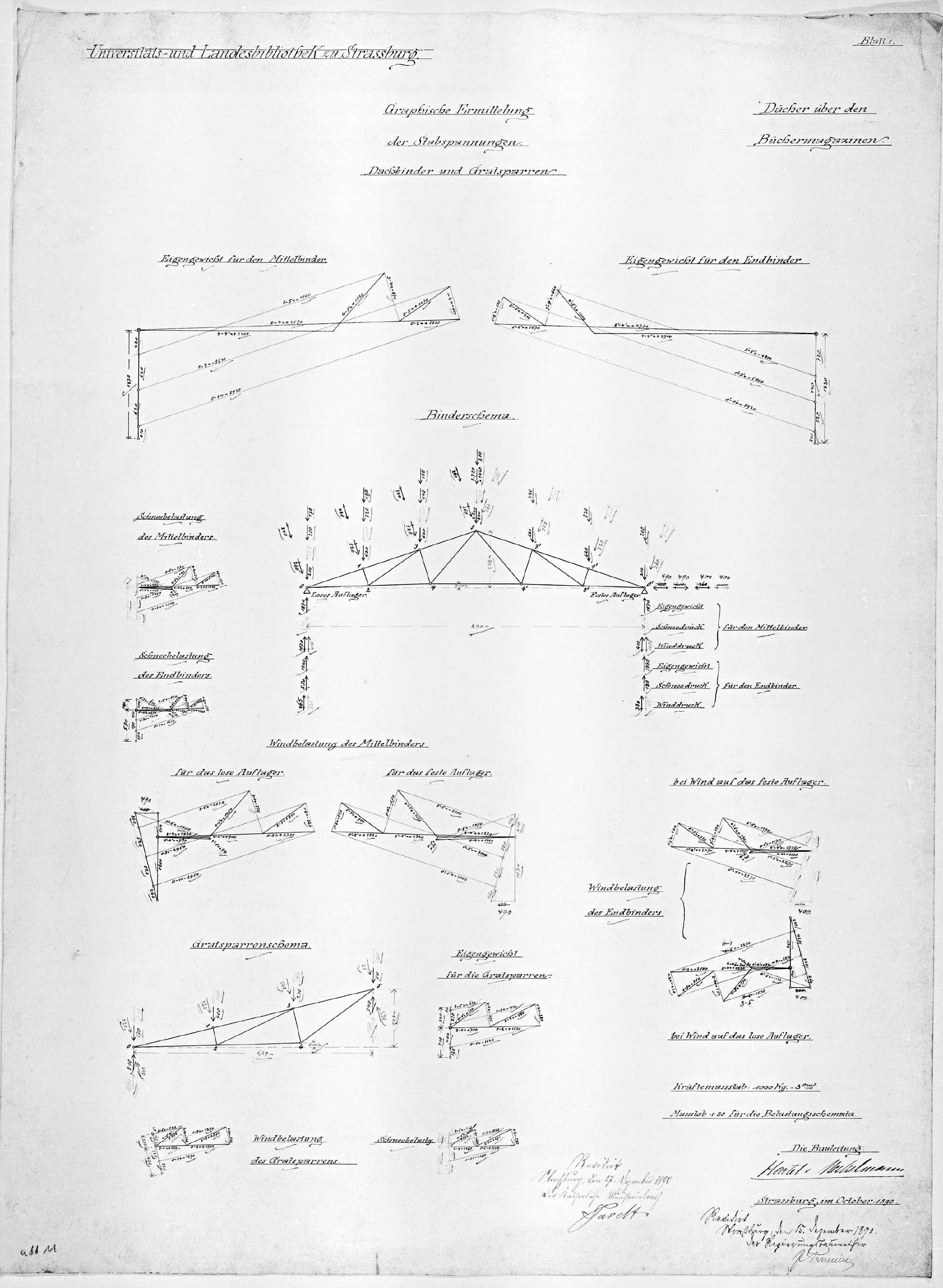 Charpente, détails des fermes de toit et des chevrons.