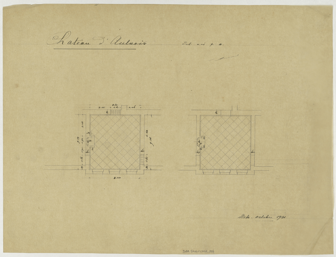 Parquet, plans. 