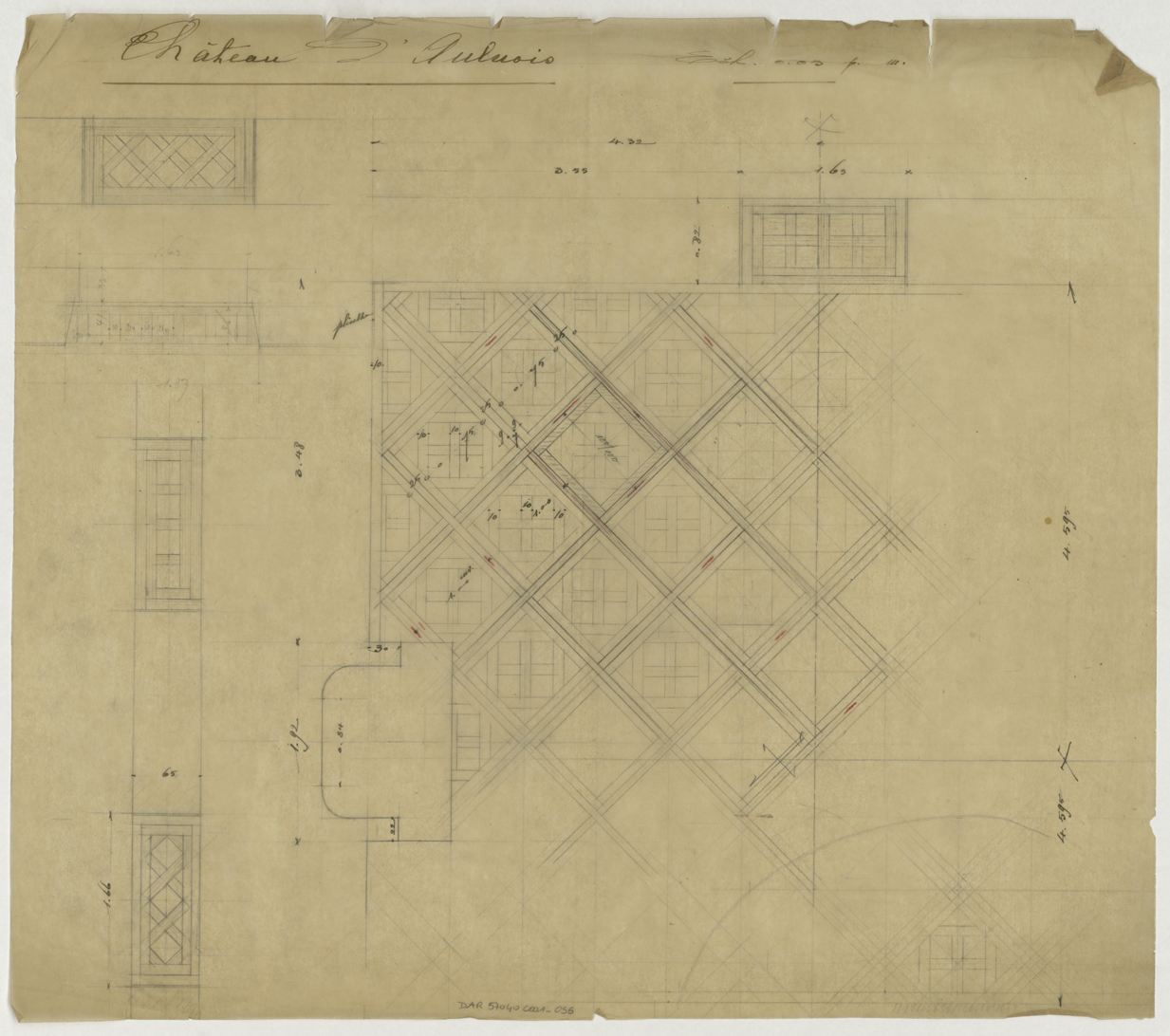 Parquet, plans. 