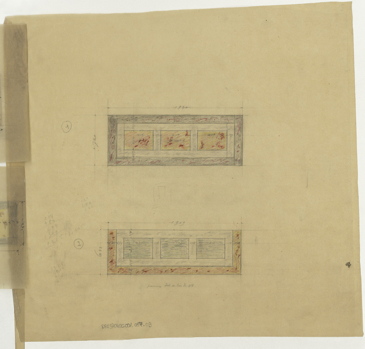 Cheminée, plans de foyer.