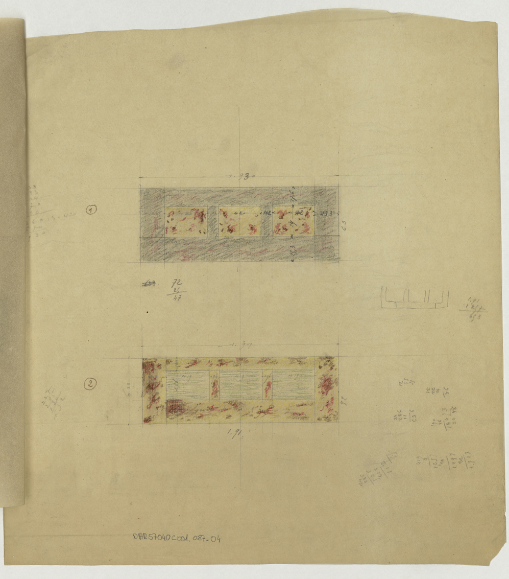 Cheminée, plans de foyer.