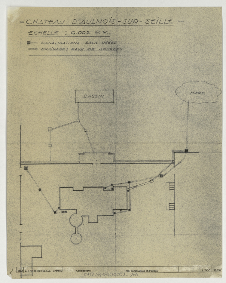 Canalisations, plan d’ensemble.