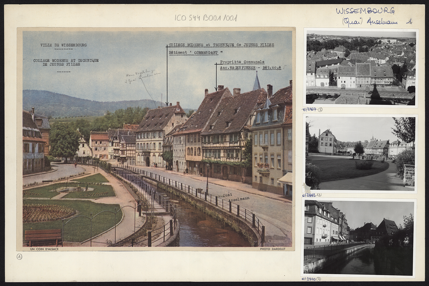 Vue d’ensemble du côté sud et vue aérienne.