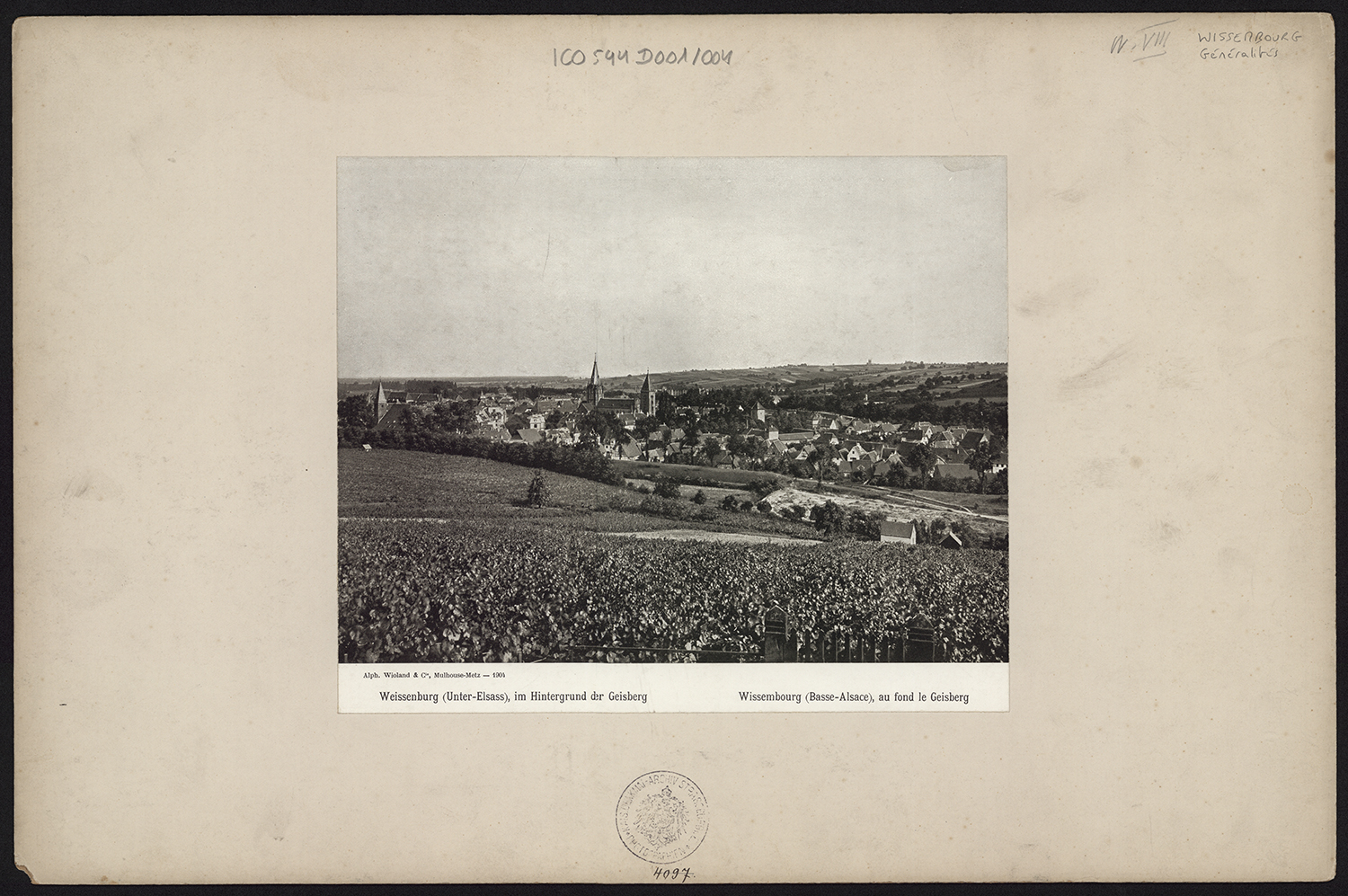 Vue d’ensemble depuis le nord.