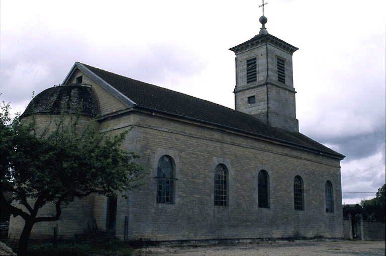 Chevet et élévation latérale nord-est