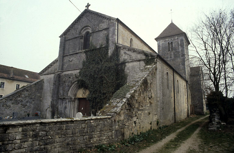 Elévations antérieure et latérale sud