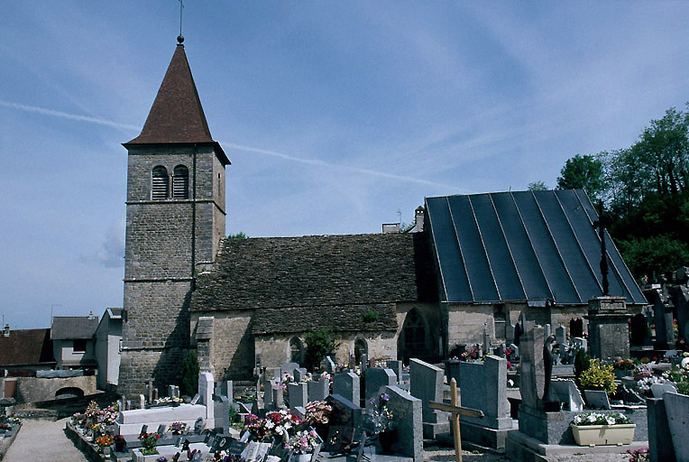 Elévations sud et cimetière