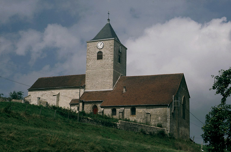 Elévation latérale droite ou sud.