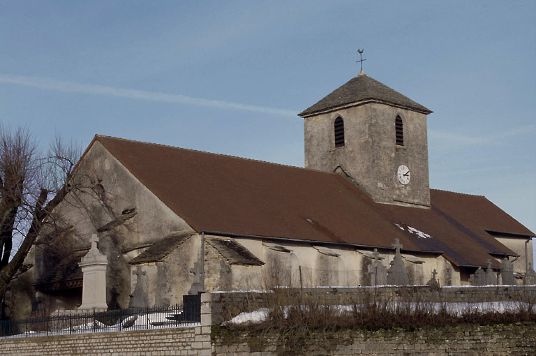 Elévations antérieures et latérales droite.