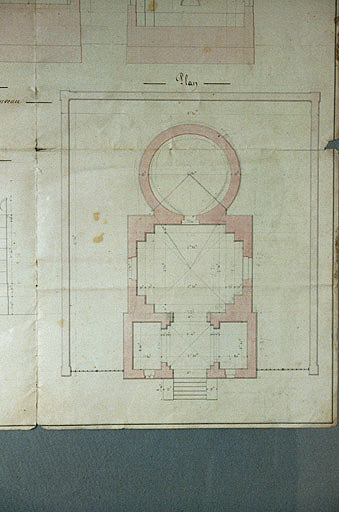 Plan par Louis Moreau, 1827