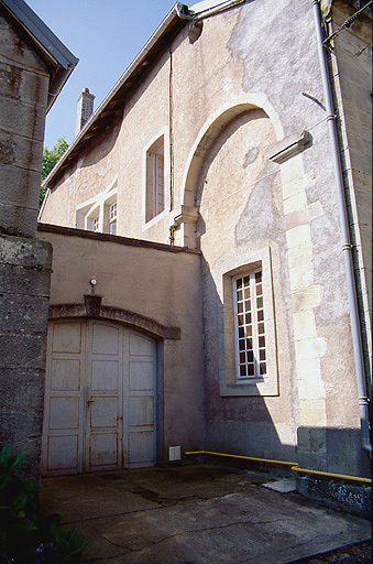 Emplacement de l'ancien chevet d'église abbatiale au nord