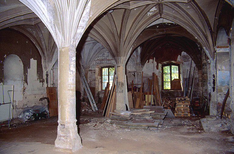 Grande salle voûtée du XVIe siècle au nord