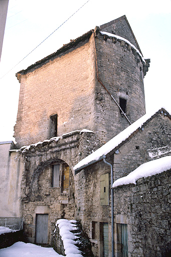 Tour de la sergenterie : élévation intérieure ouest.