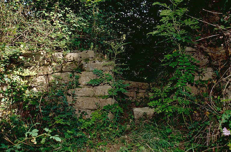 Enceinte sud de la basse-cour : détail.