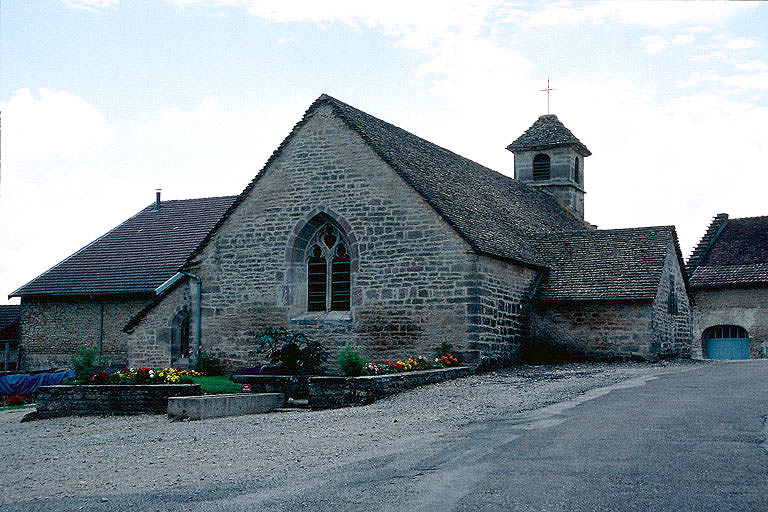 Chevet et élévation latérale gauche.