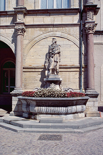 Fontaine Romé de L'Isle : vue d'ensemble.