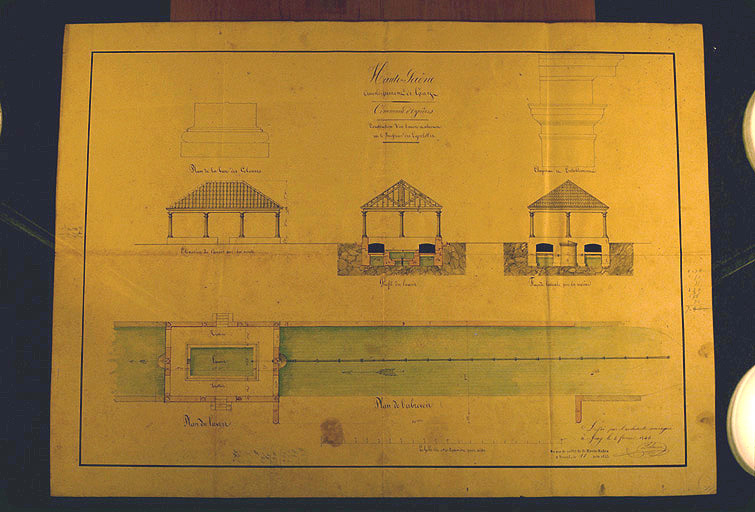 Plan, coupes, élévations, détails.