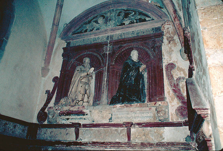 Chapelle d'Andelot : détail du retable