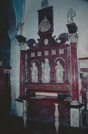 Chapelle d'Andelot : retable.