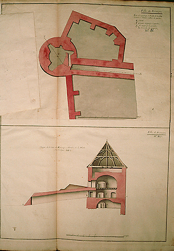 Plan du bâtiment d'artillerie (1756?)