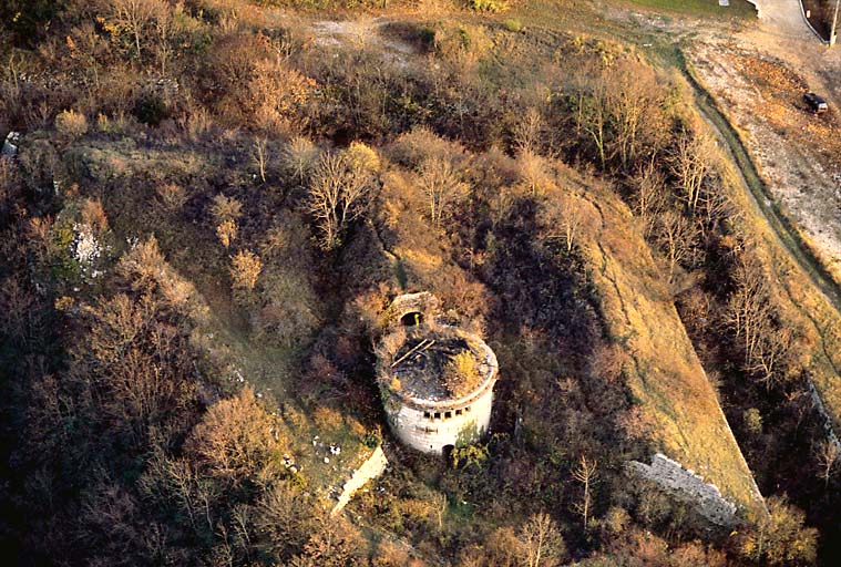 Vue aérienne depuis le nord-ouest