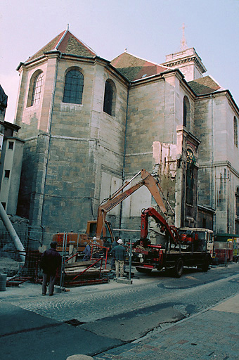 Nef et choeur : élévation extérieure