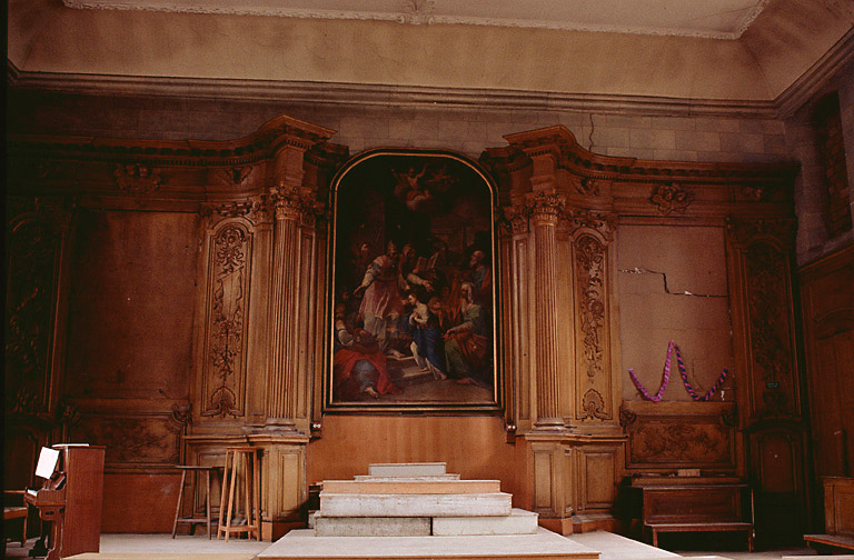 Salle des actes ou chapelle : vue depuis l'entrée