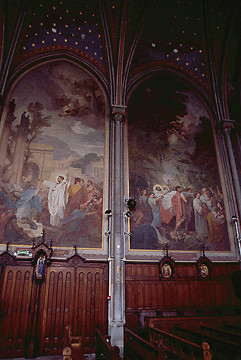 Eglise dite chapelle : élévation latérale