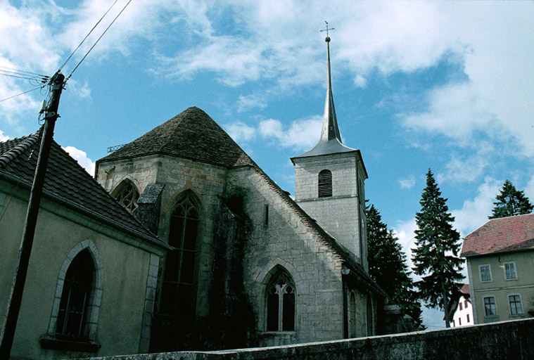 Vue du chevet depuis le nord-est