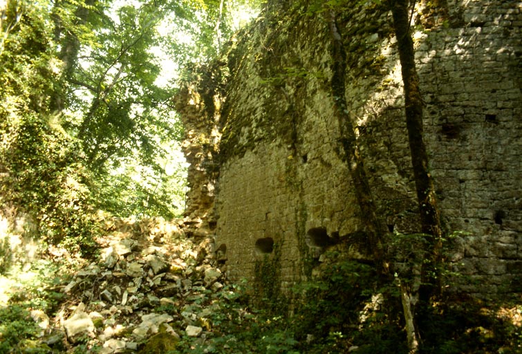 Château devant : front ouest : bastion sud