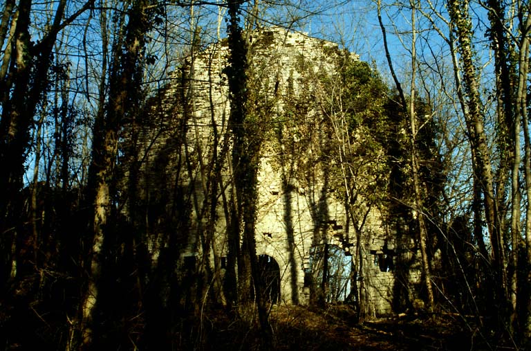 Château derrière : cloison