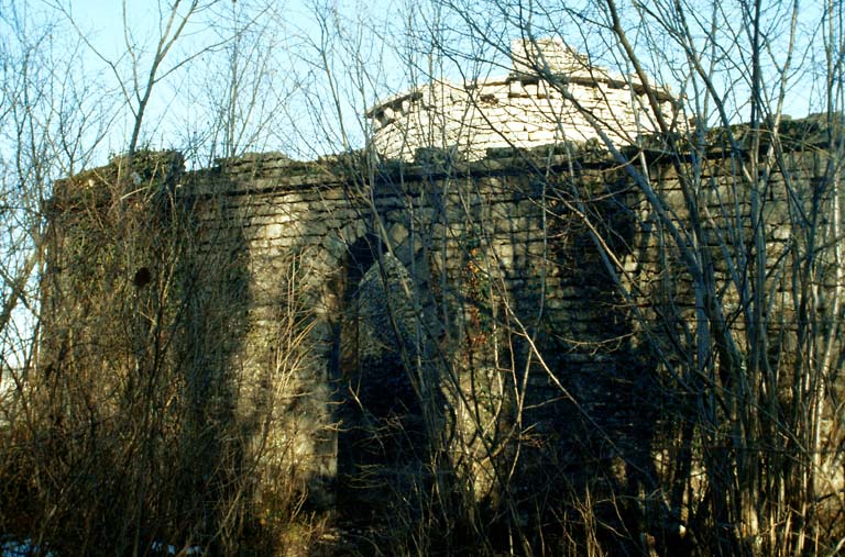 Château derrière : extrémité est