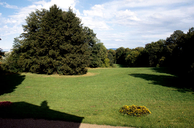 Parc vu depuis l'entrée