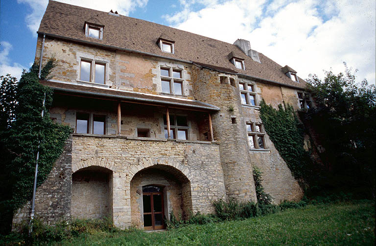 Façade ouest sur le jardin