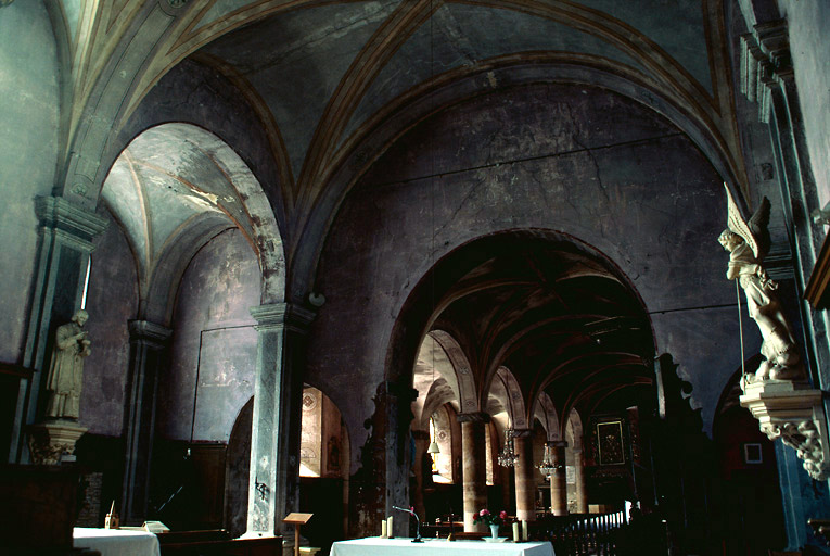 Transept et nef vus depuis le choeur