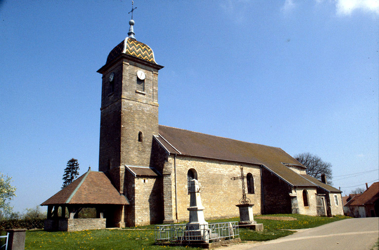 Elévations antérieure et latérale