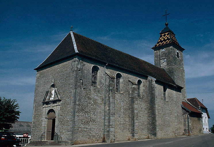 Façade occidentale et élévation latérale sud