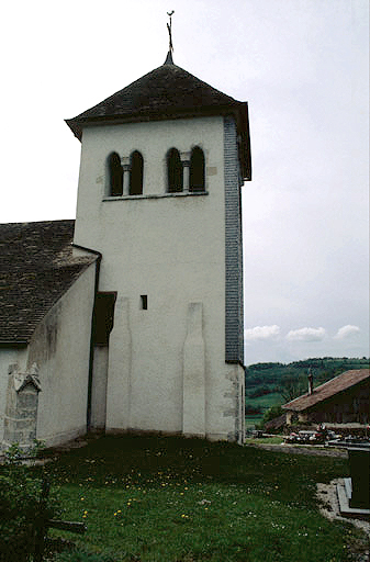 Clocher-porche : façade nord