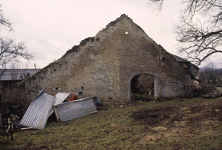 Pignon de la grange au nord