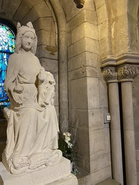 statue : Notre-Dame de Verdun - © Ministère de la Culture (France), Direction Régionale des Affaires Culturelles du Grand Est – Tous droits réservés