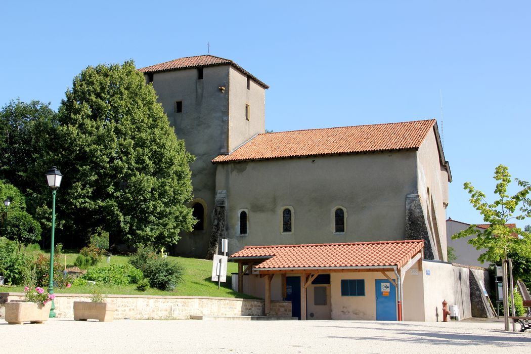 façade latérale nord, vue générale