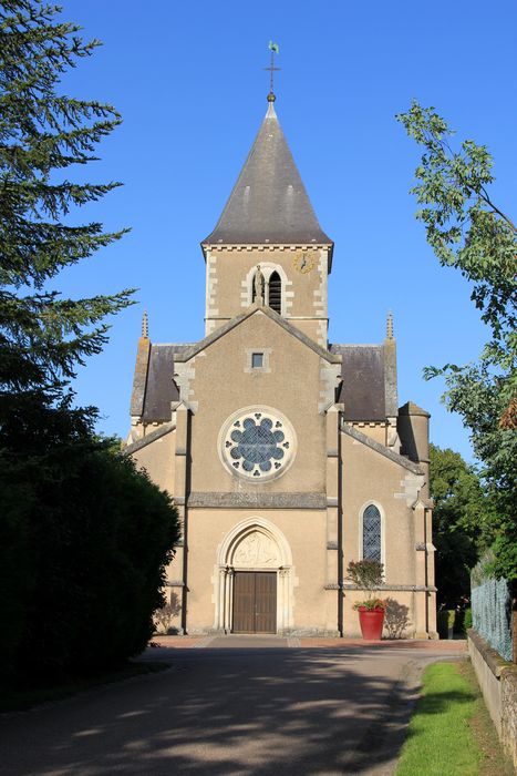 façade ouest, vue générale