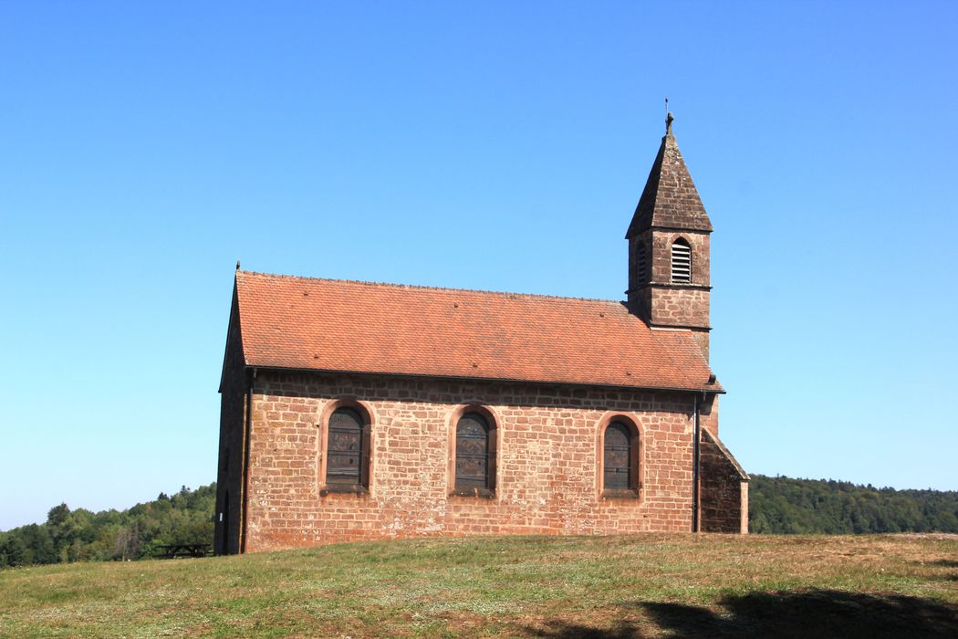 façade latérale sud, vue générale