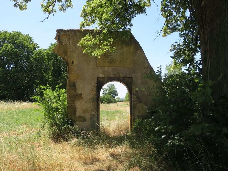 vue partielle des vestiges