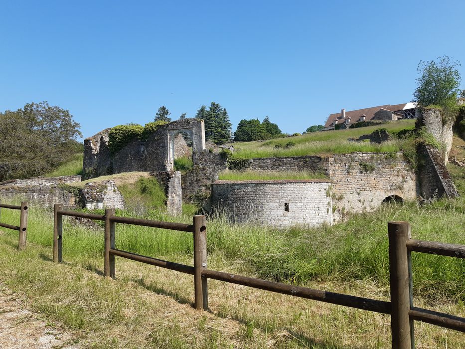 vue partielle des ruines depuis le Sud-Est