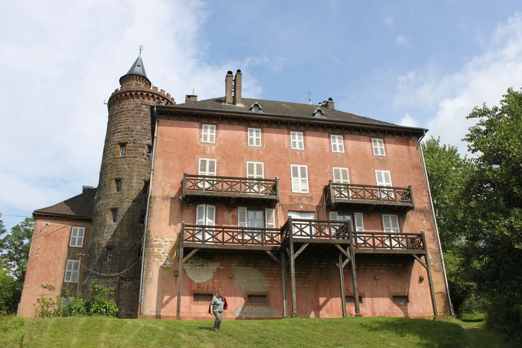 façade ouest de l’aile ouest