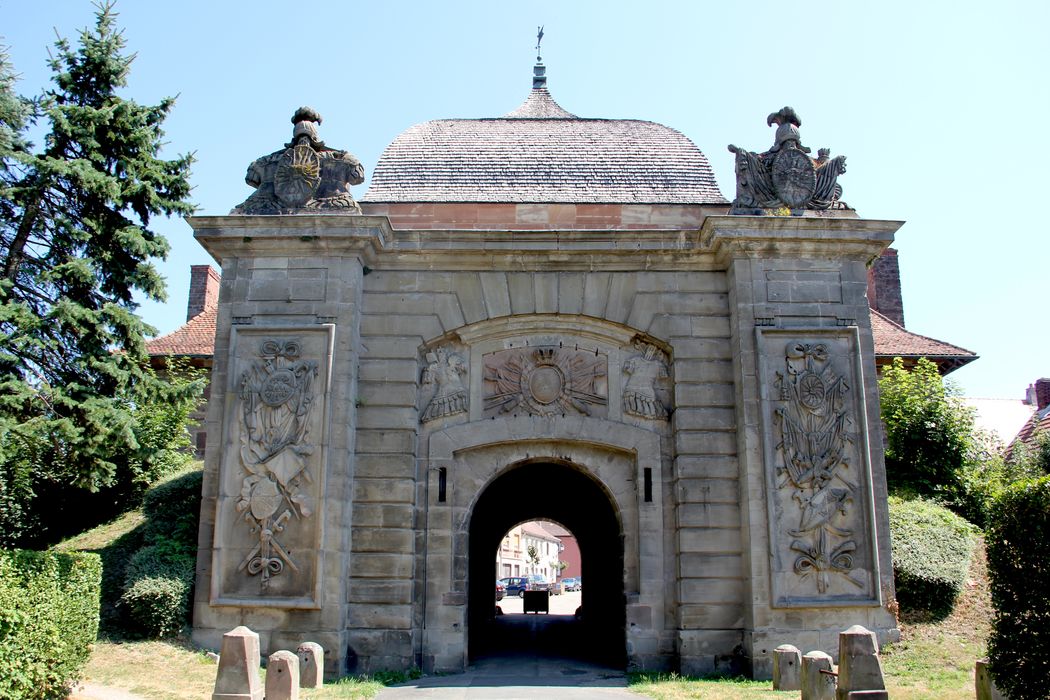 porte de France, façade ouest