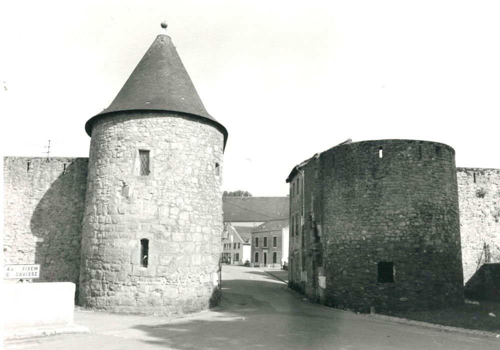 vue partielle des anciennes fortifications