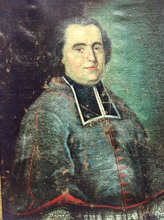 tableau : Portrait de Louis d'Esclignac (?), deuxième abbé commendataire d'Autrey (1748-1751) - © Ministère de la Culture (France), Direction Régionale des Affaires Culturelles du Grand Est – Tous droits réservés