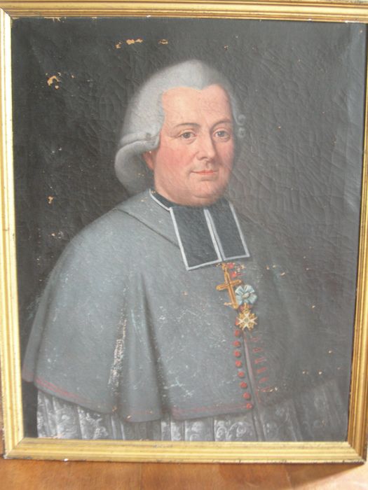 tableau : Portrait de l'abbé N.-L. Chaumont de la Galaizière, quatrième et dernier abbé commendataire d'Autrey (1775-1777) - © Ministère de la Culture (France), Direction Régionale des Affaires Culturelles du Grand Est – Tous droits réservés